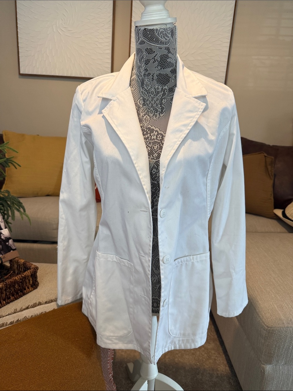 Cherokee White Women's Utility Blazer Jacket